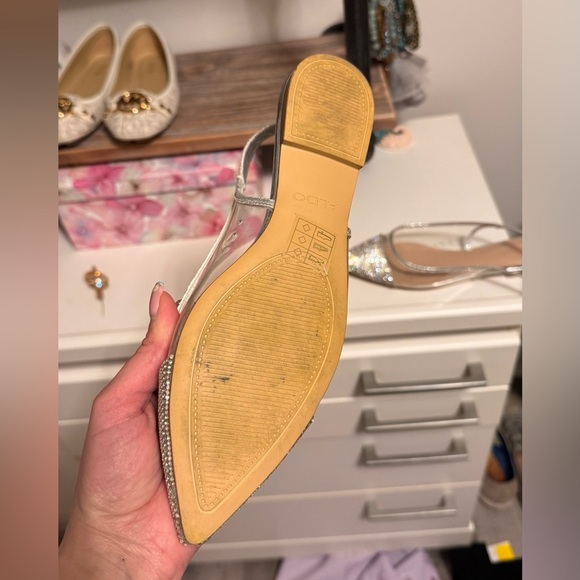 Silver fancy aldo shoes - Picture 4 of 5